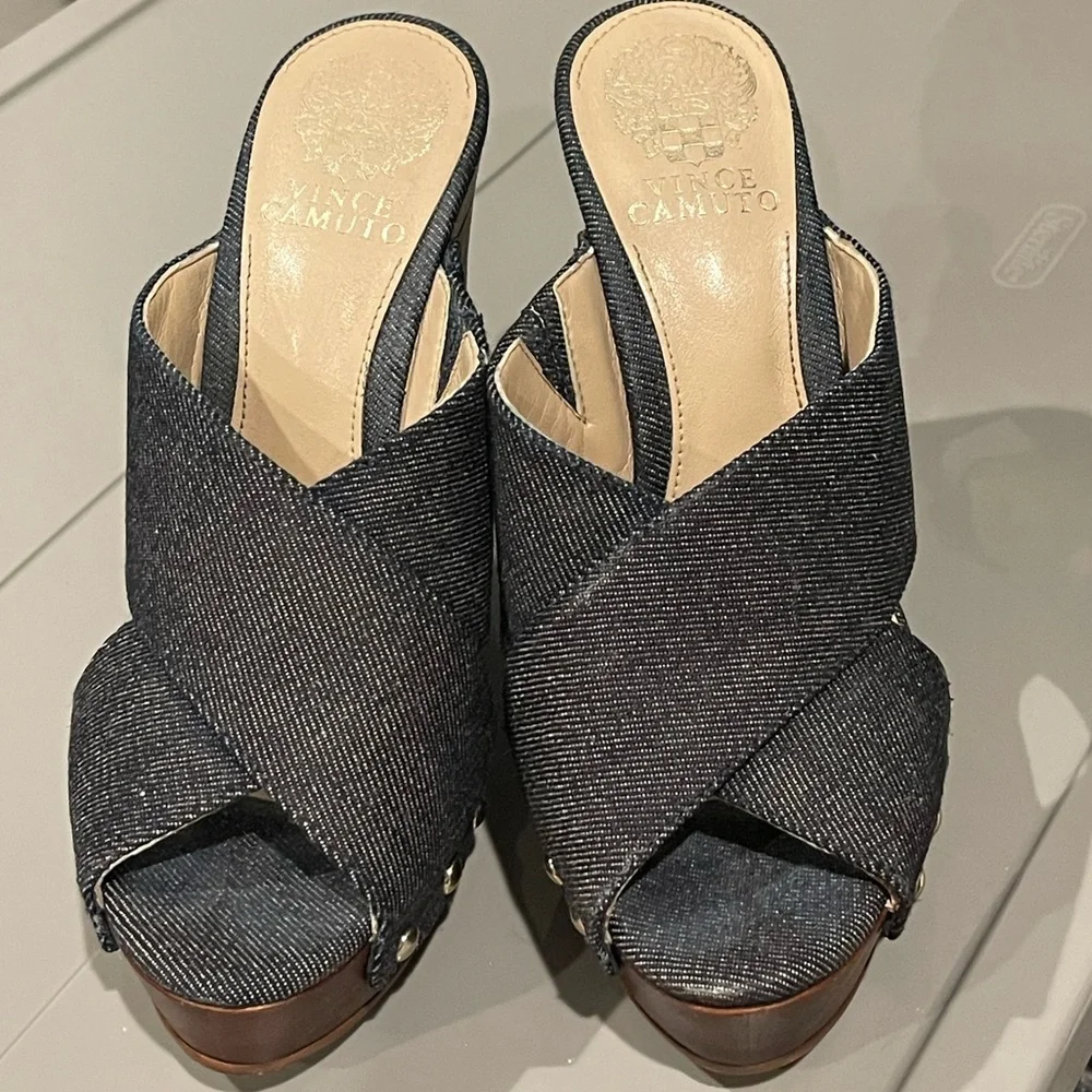 ✨Vince Camuto Sexy Jean Heels✨ - Picture 2 of 9